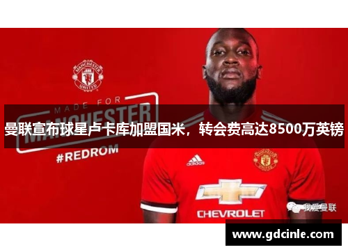 曼联宣布球星卢卡库加盟国米，转会费高达8500万英镑